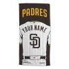 [Personalization Only] OFFICIAL MLB Jersey Personalized Beach Towel - San Diego Padres - Personalization Only