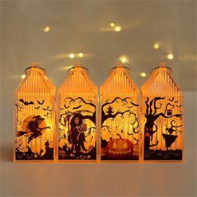 Halloween Pumpkin Lantern Set of 4 - 4PCS