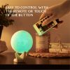 Moon Lamp, 3D Printing Lunar Lamp Night Light with White Hand Stand - 3D Galaxy Lamp