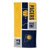 [Personalization Only] OFFICIAL NBA Colorblock Personalized Beach Towel - Indiana Pacers - Personalization Only