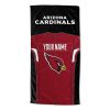 [Personalization Only] OFFICIAL NFL Jersey Personalized Beach Towel - Arizona Cardinals - Personalization Only