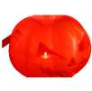 Pumpkin Lantern Flickering LED Pumpkin Lights - orange