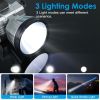 Rechargeable Headlamp High Power Headlight Torch Flashlight with 3 Light Modes for Fishing Running Camping Hiking - No Sensor Type