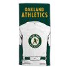 [Personalization Only] OFFICIAL MLB Jersey Personalized Beach Towel - Oakland Athletics - Personalization Only