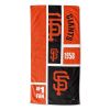 [Personalization Only] OFFICIAL MLB Colorblock Personalized Beach Towel - SF Giants - Personalization Only