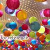 5 Pcs 8" Blue Chinese Style Paper Lantern Hollow-out Decorative Hanging Lanterns for Wedding Party Christmas - Default