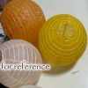 5 Pcs 8" Orange Chinese Style Paper Lantern Hollow-out Decorative Hanging Lanterns for Wedding Party Christmas - Default