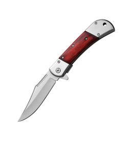 3.75" Spring Assisted Knife W/ Drop Point Blade (Option: Title)