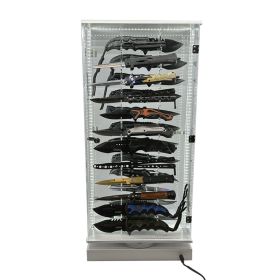 Streetwise 2 Sided 24 Count Knife LED Rotating Display (Option: Style)